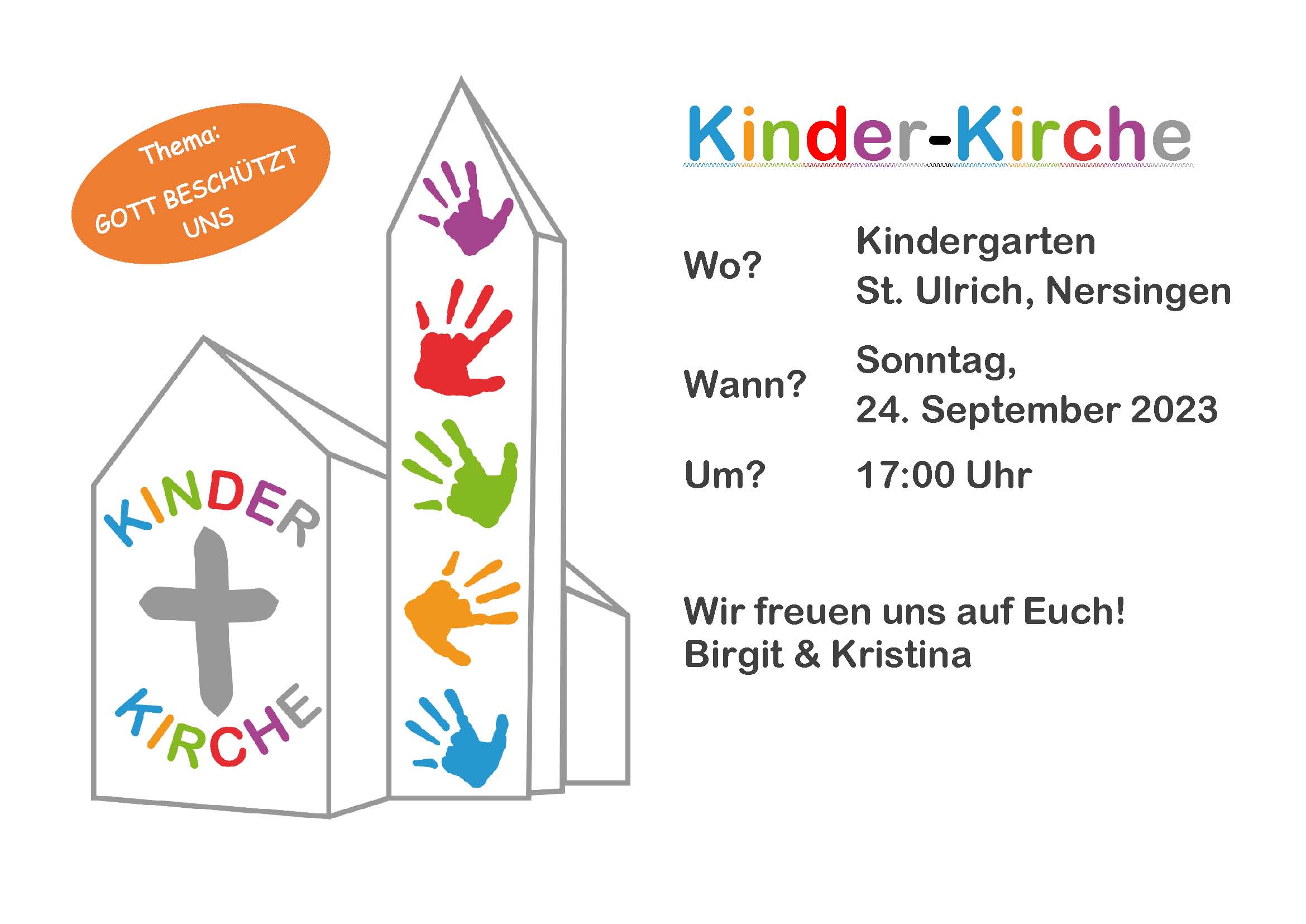 Kinder-Kirche im Kindergarten Sankt Ulrich Nersingen