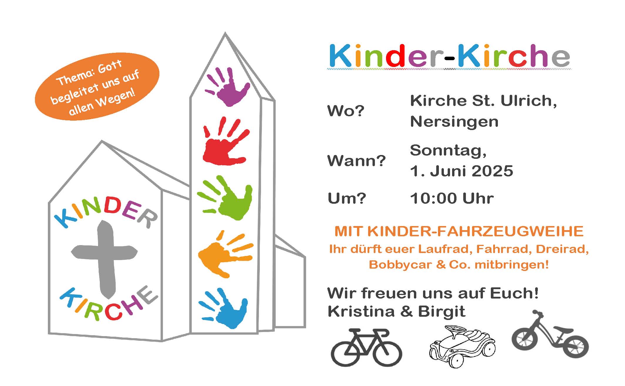 2025-06-01 Plakat Veranstaltung bearbeiten „KINDERKIRCHE IM APRIL“ ‹ Katholische Pfarreiengemeinschaft Nersingen